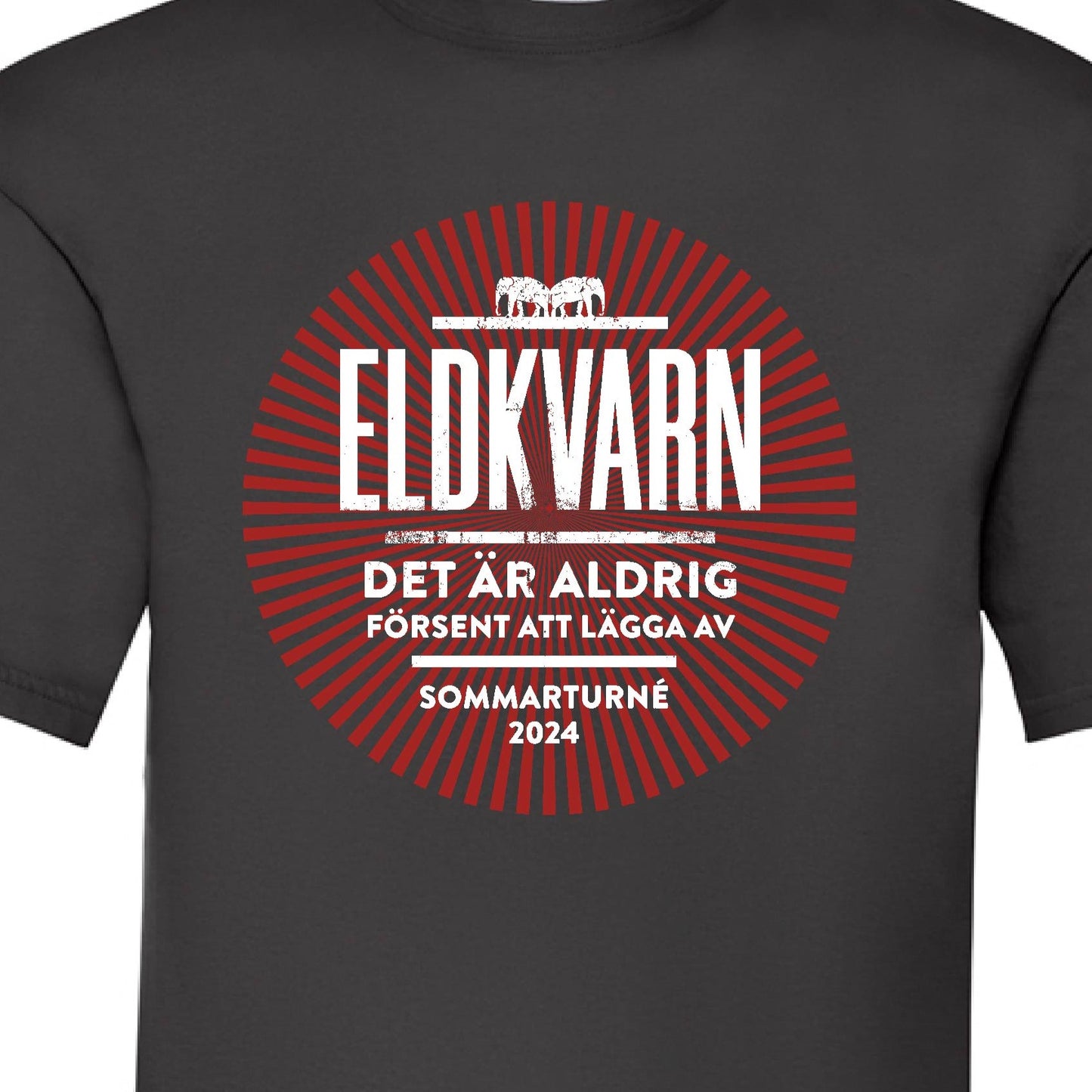 T-Shirt Svart - Eldkvarn Turné 2024