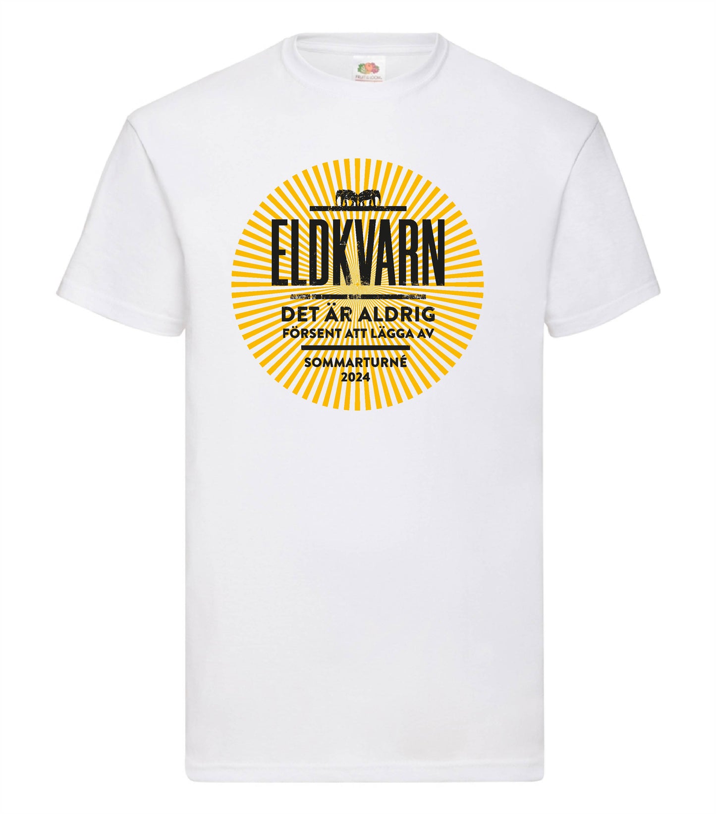 T-Shirt Vit - Eldkvarn Turné 2024