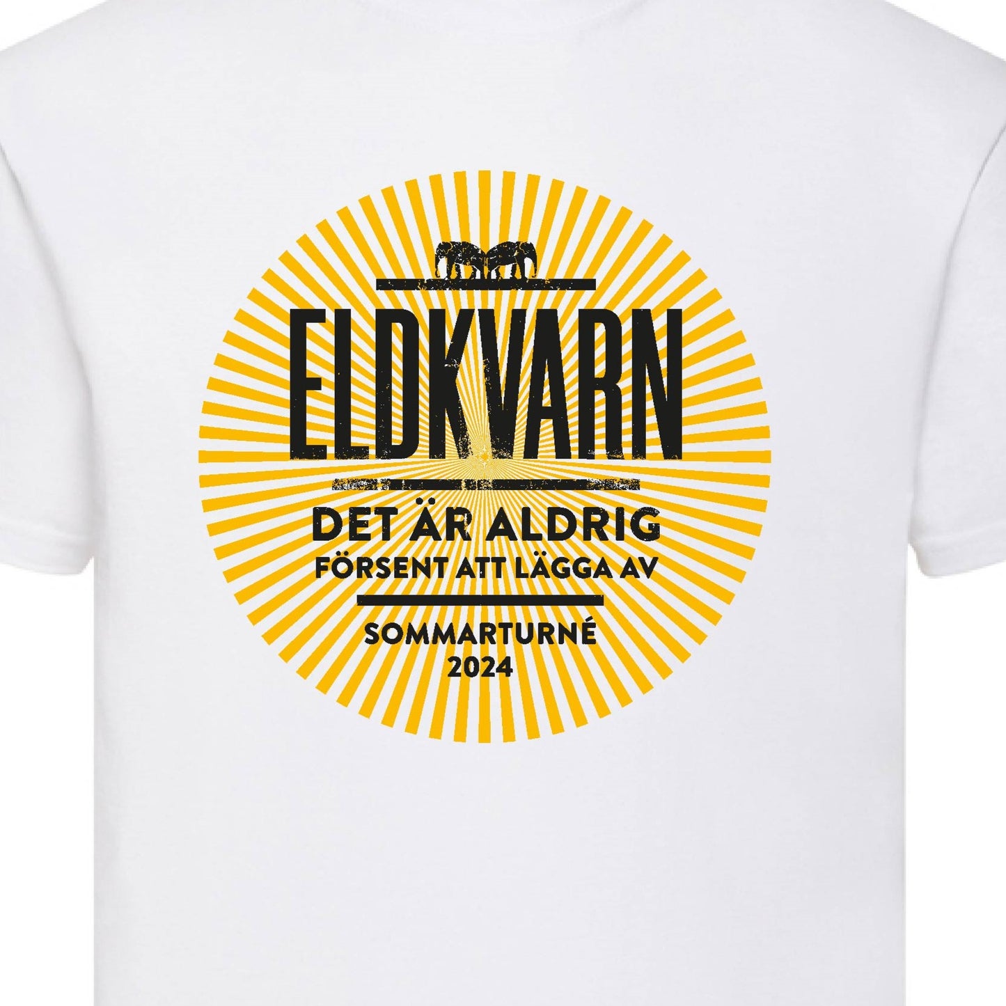 T-Shirt Vit - Eldkvarn Turné 2024